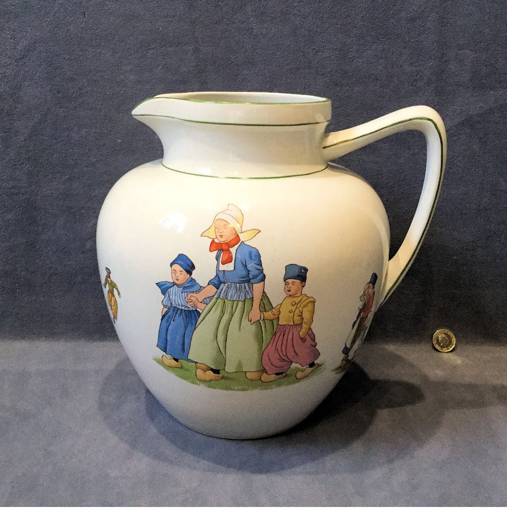 Large Dutch Scene Jug — 1920's