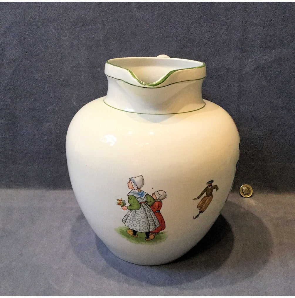 Large Dutch Scene Jug — view 3