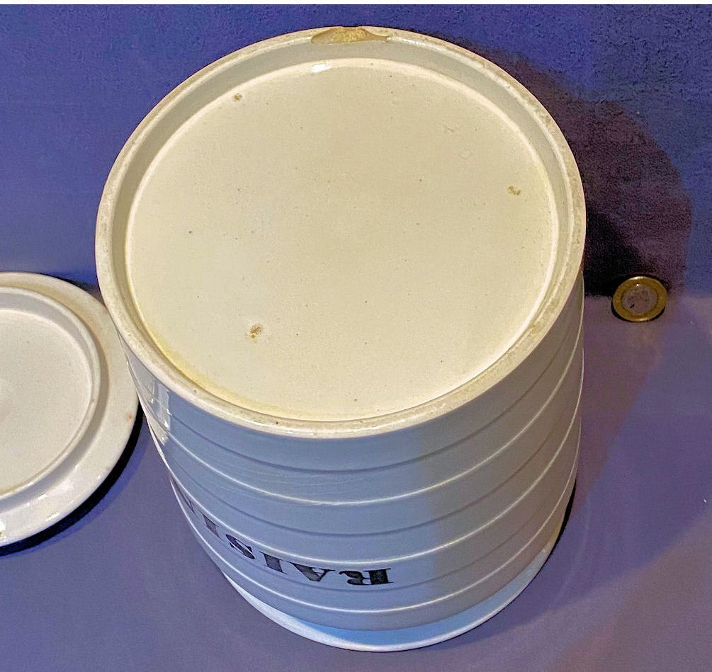 Large Minton Raisins Jar — view 4