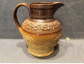 Large Salt Glazed Harvest Jug — early 19th century