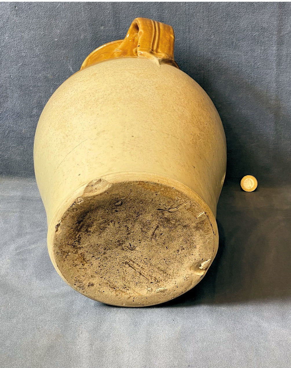 Large Stoneware Ale Jug — view 4