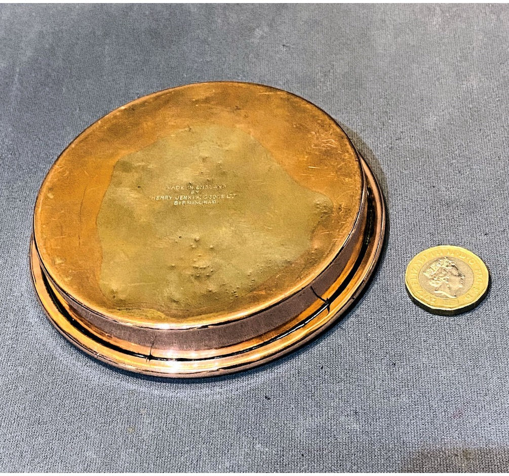 Leeds & Holbeck Building Society Copper Pin Tray — view 2