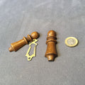 Light Oak Keyhole Covers, 2 available — Oak, late 19th century