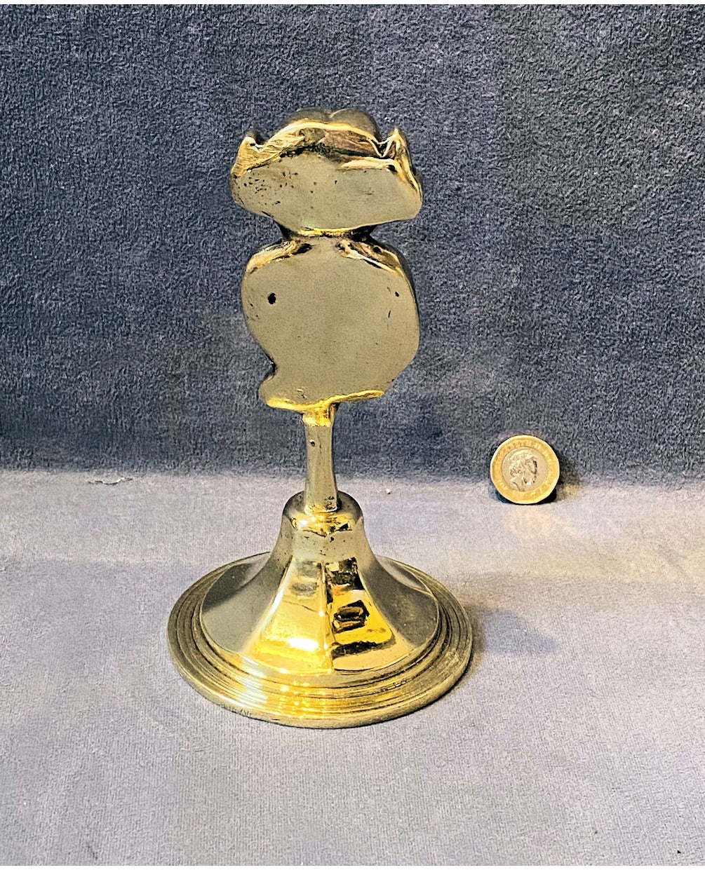 Lincoln Imp Brass Mantle Ornament — view 2