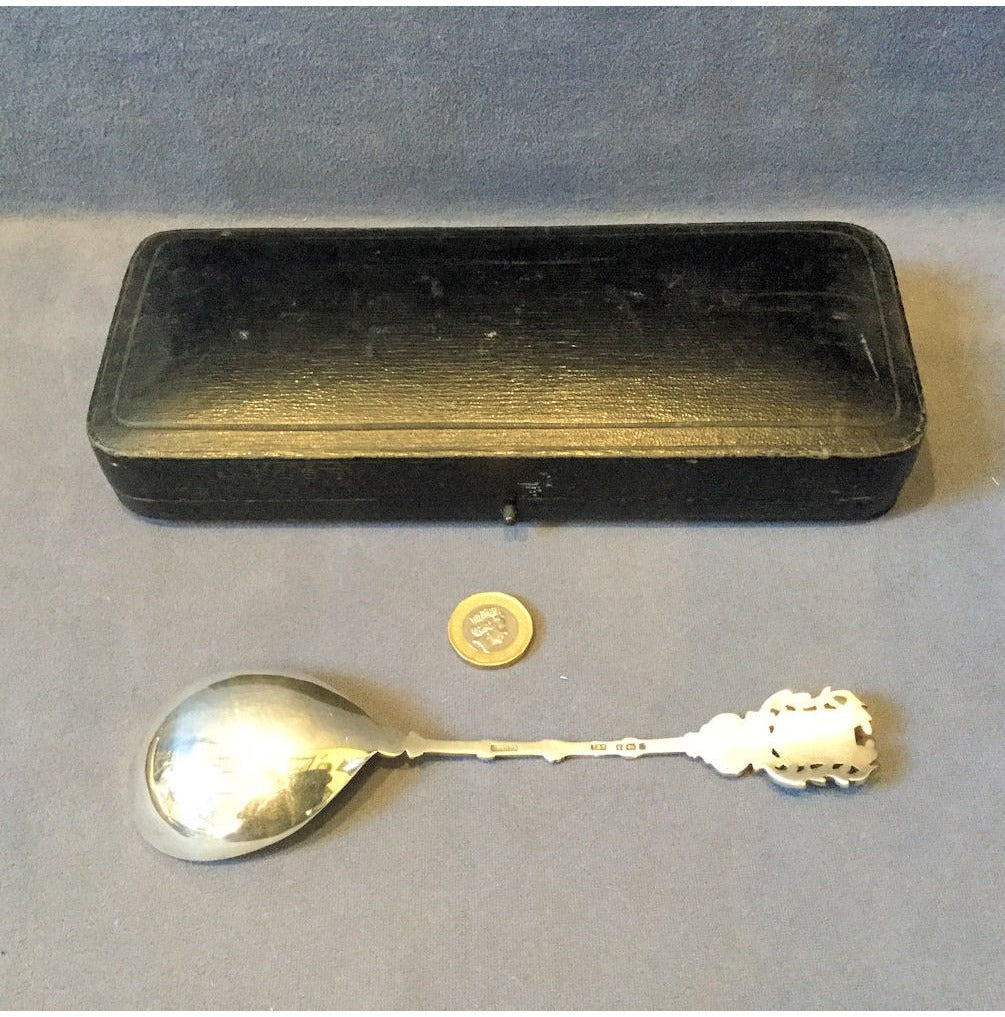 Lincoln Imp Enamel and Silver Spoon — view 4