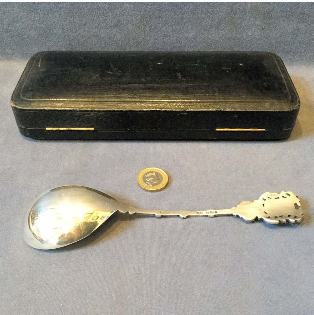 Lincoln Imp Enamel and Silver Spoon — view 5