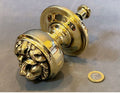 Lion Mask Brass Door Pull Knob — Brass, circa 1900