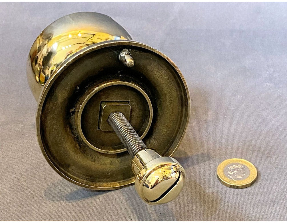 Lion Mask Brass Door Pull Knob — view 4