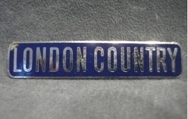 London Country Buses Badge — Enamel
