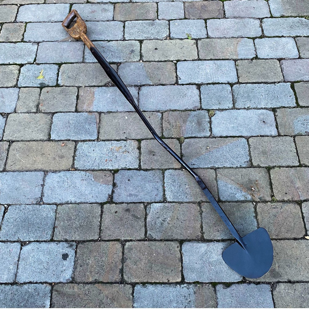 Long Reach Turfing Iron — Iron, late 19th century