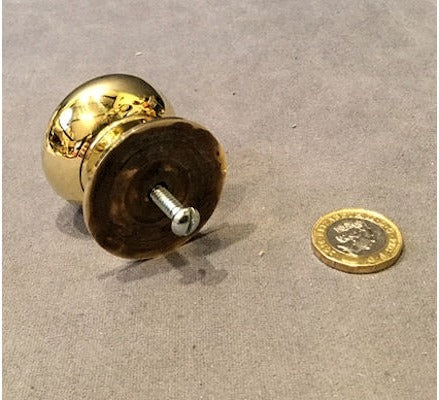 Long Run of Brass Cupboard Knobs — view 2