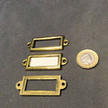 Long Run of Brass Label Frame, 25 available — Brass, 1920's