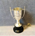 Lymington F & F Assocation Trophy — Silver plate, 1940's