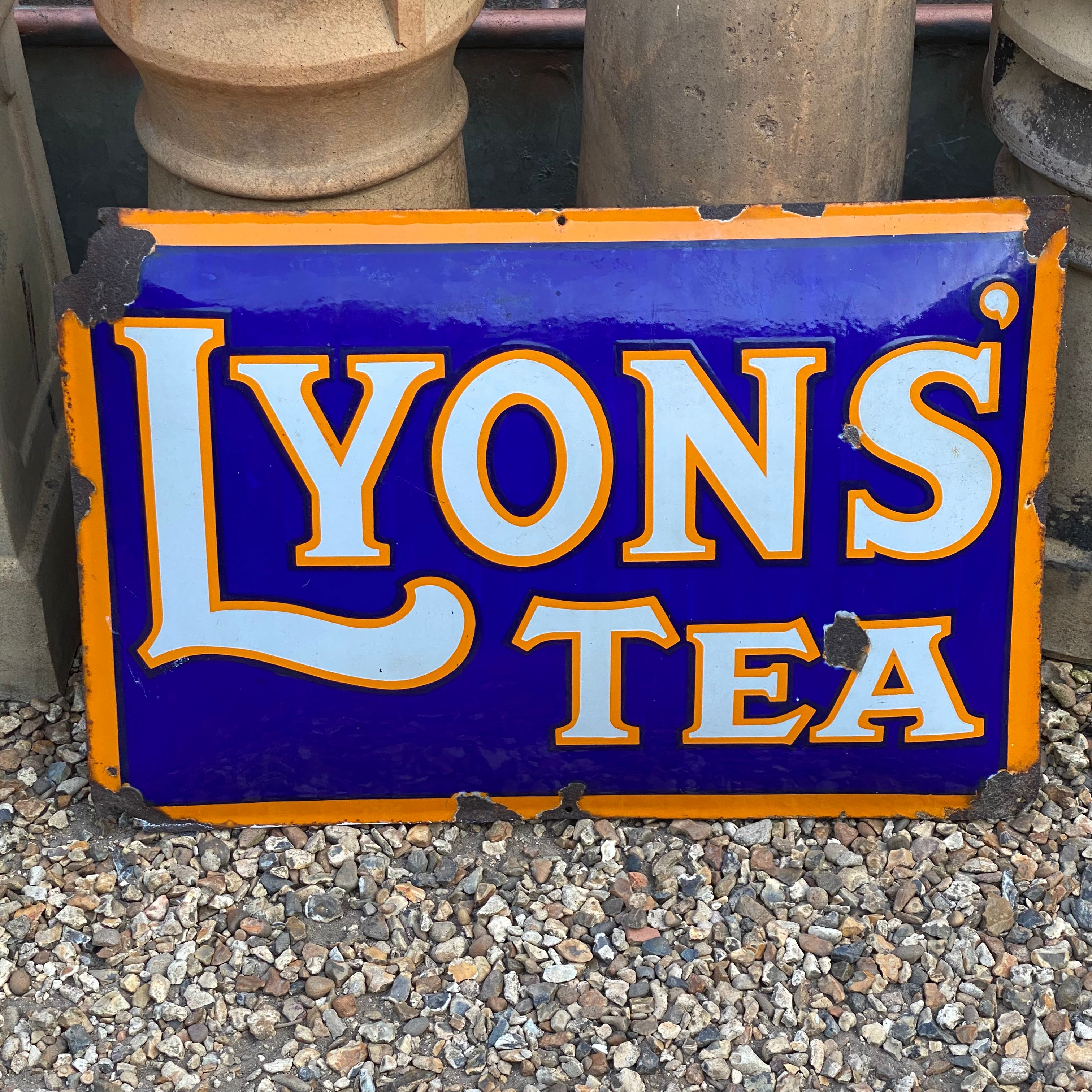 Lyons Tea Enamel Sign