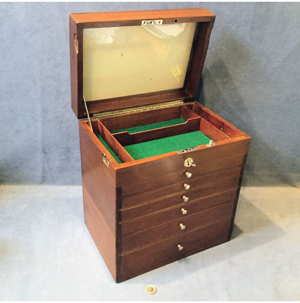 Mahogany Dental Cabinet — view 2