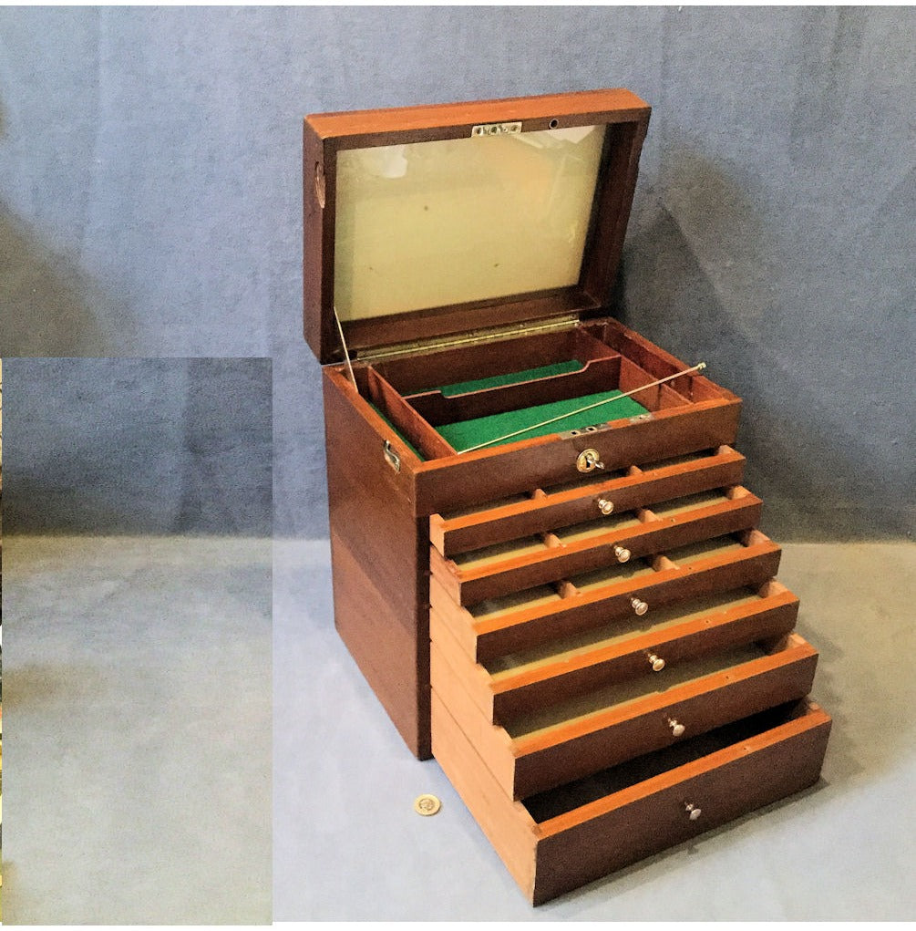 Mahogany Dental Cabinet — view 3