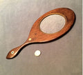 Mahogany Hand Mirror — Mahogany, early 19th century