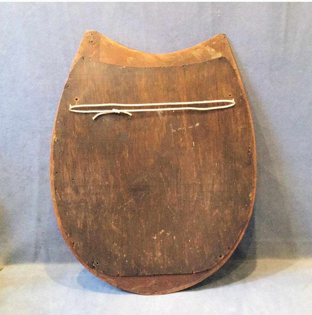 Mahogany Horseshoe Wall Mirror — view 2