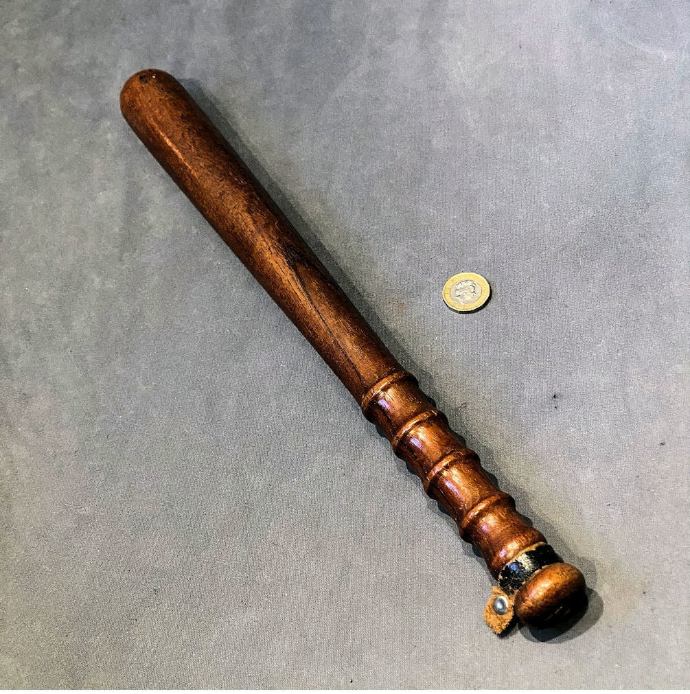 Mahogany Police Truncheon — Mahogany, 1920's