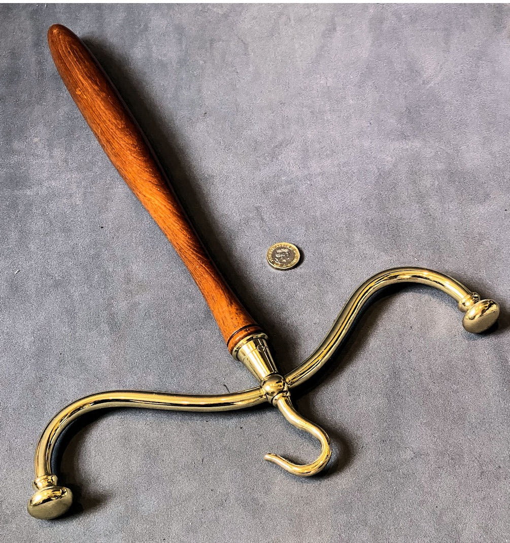 Mahogany Wardrobe Hanger, 2 matching available — view 2