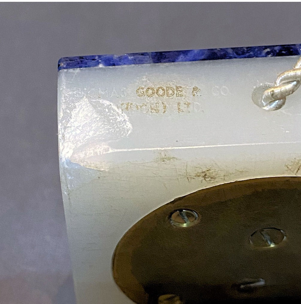 Marble & Lapis Lazuli Interior Electric Bell Press — view 3