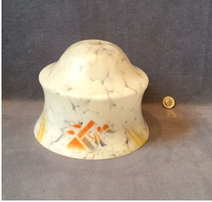 Marbled Glass Lamp Shade — view 2