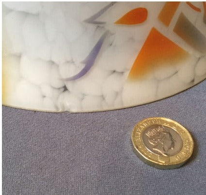 Marbled Glass Lamp Shade — view 4