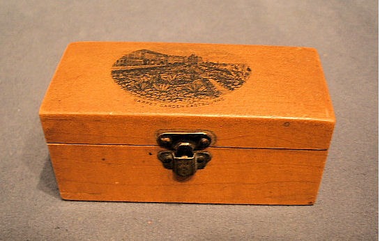 Mauchline Ware Box — Sycamore, circa 1900