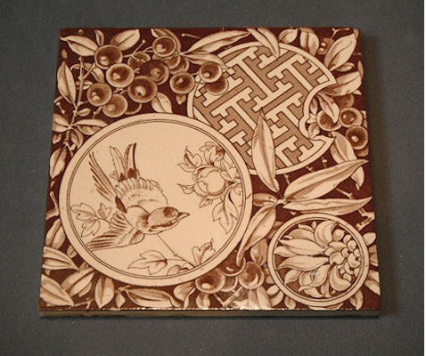 Maws Pictorial Tile — Ceramic, late 19th century