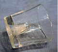 Medicine Glass and Stopper — Glass, circa 1900