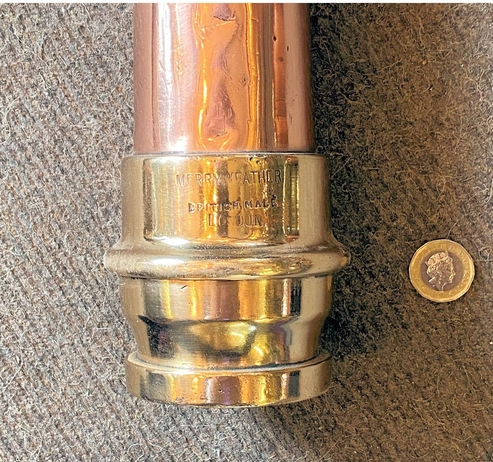 Merryweather Copper Fire Hose Branch — view 3