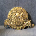 Milners Brass Safe Plate — Brass, late 19th century