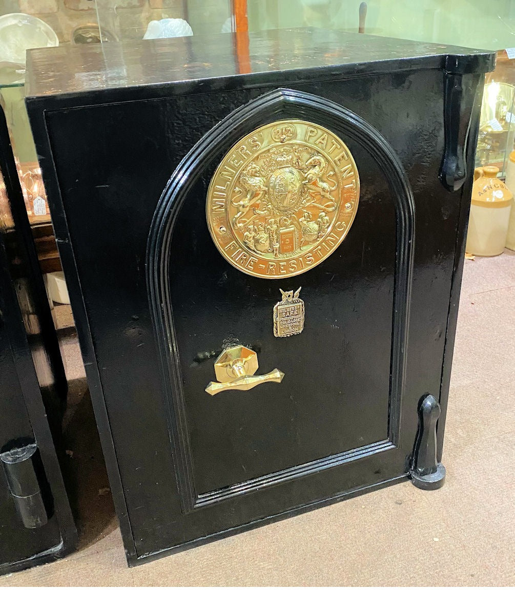 Milners Fireproof Safe — Enamel, late 19th century