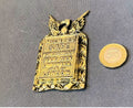 Milners Safe Brass Keyhole Cover — Brass, late 19th century