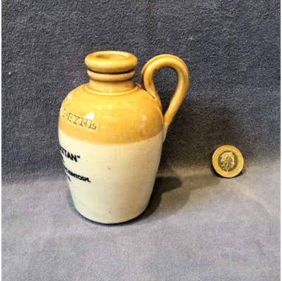 Miniature Stoneware Flagon — view 2