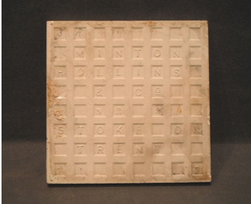 Minton Glazed Tile, 4 & 2 damaged available — view 2