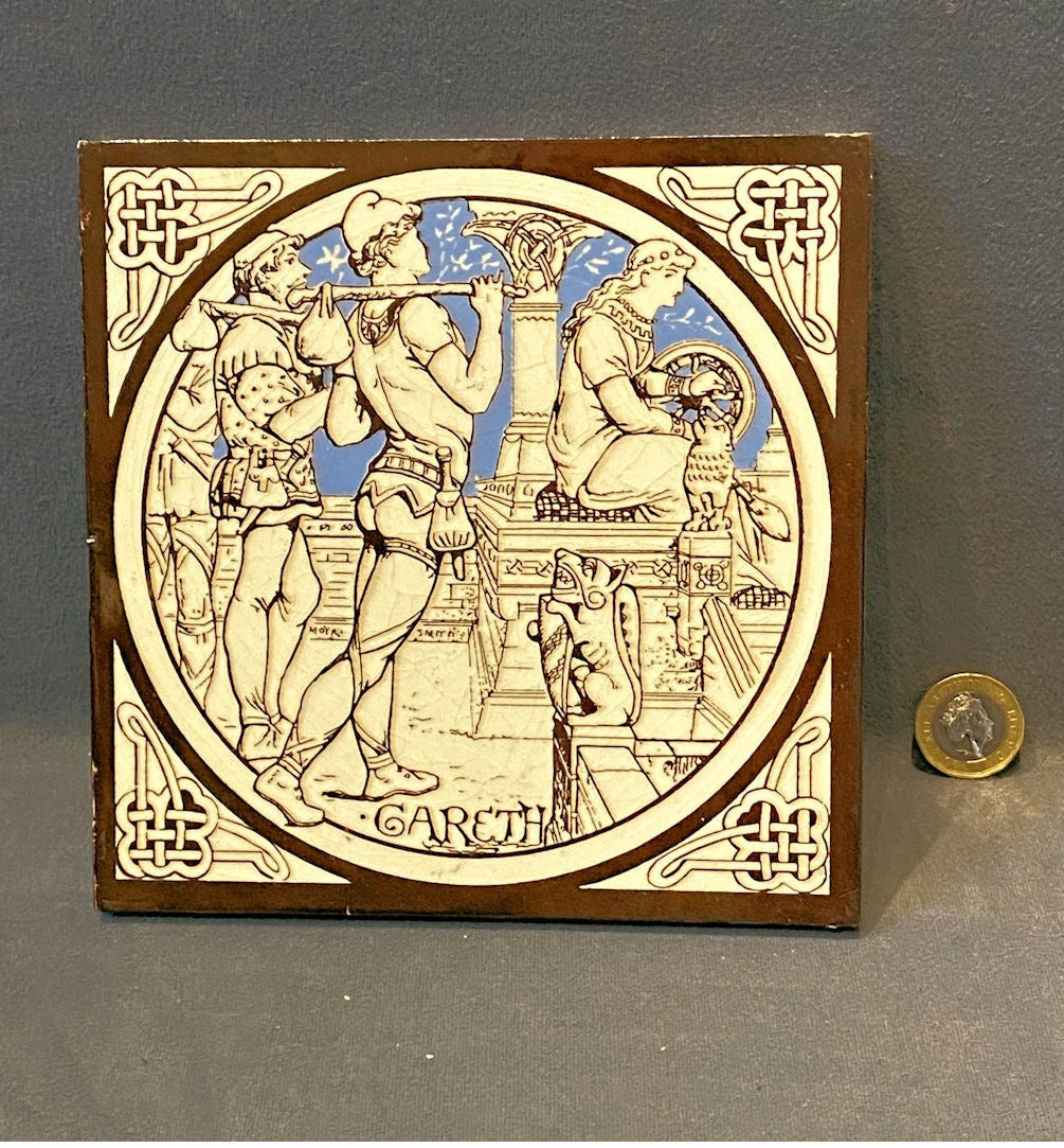 Minton Pictorial Tile — late 19th century