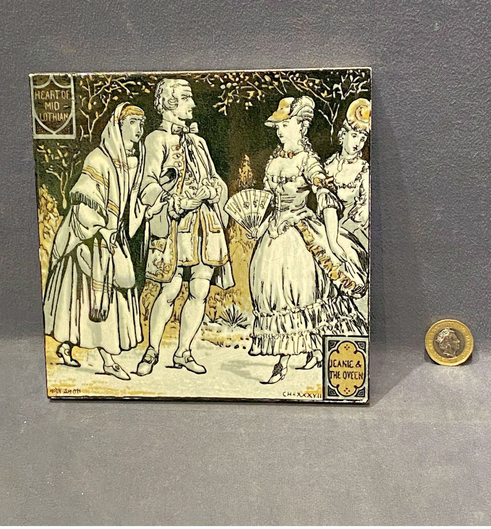 Minton Pictorial Tile — late 19th century
