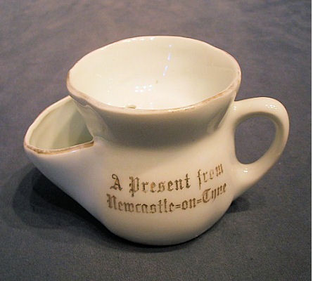 Newcastle Shaving Mug — Ceramic, 1920's