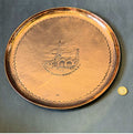Newlyn Circular Copper Tray Barnstable — Copper, circa 1900