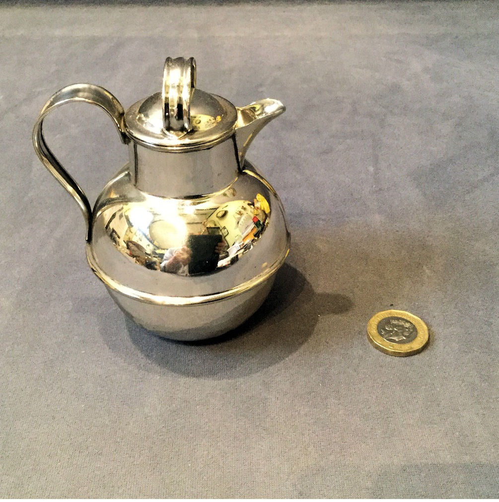 Nickel Plated Guernsey Milk Jug — Nickel, 1920's