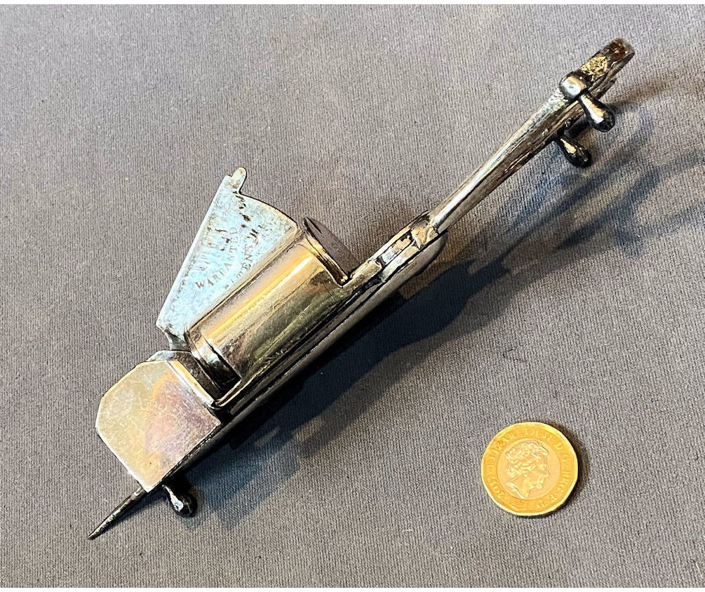 Nickel Plated Steel Candle Snuffer & Doubter — view 4
