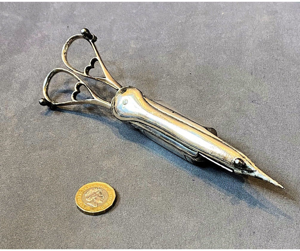 Nickel Plated Steel Candle Snuffer & Doubter — view 6