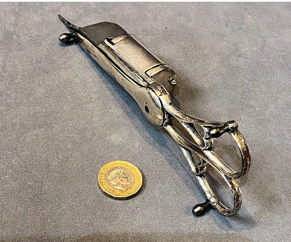Nickel Plated Steel Candle Snuffer & Doubter — view 7