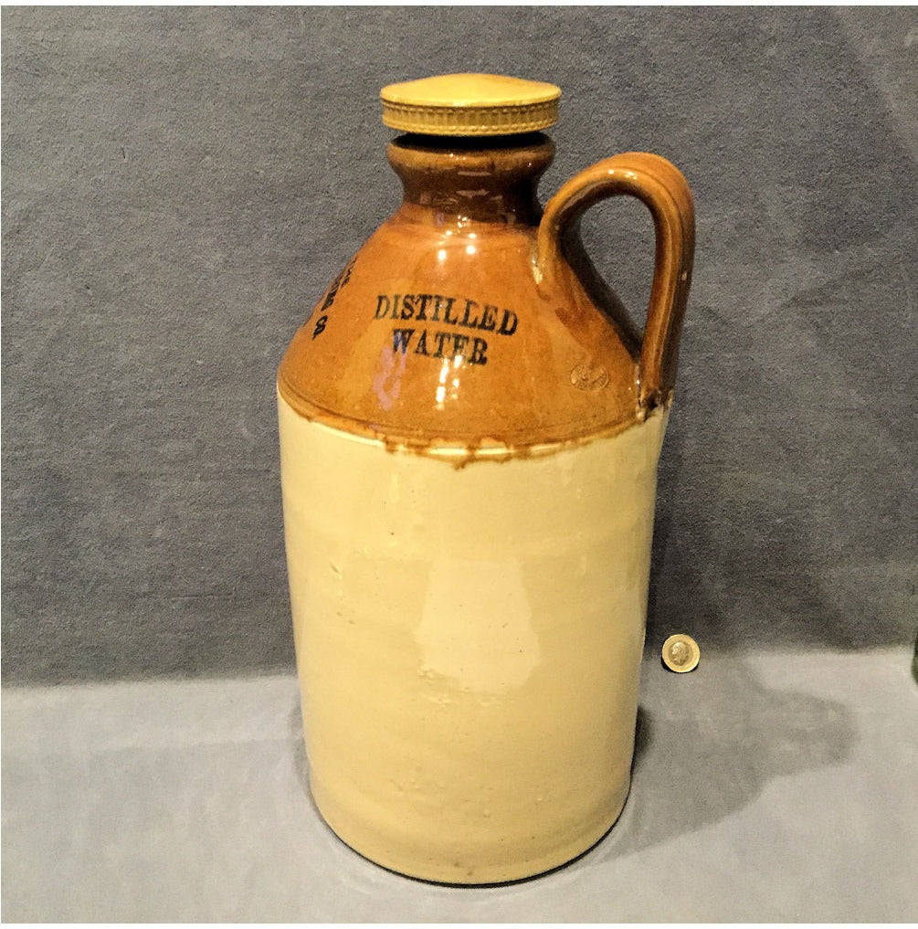 Nutfield Manufacturer Co Stoneware Flagon — view 2
