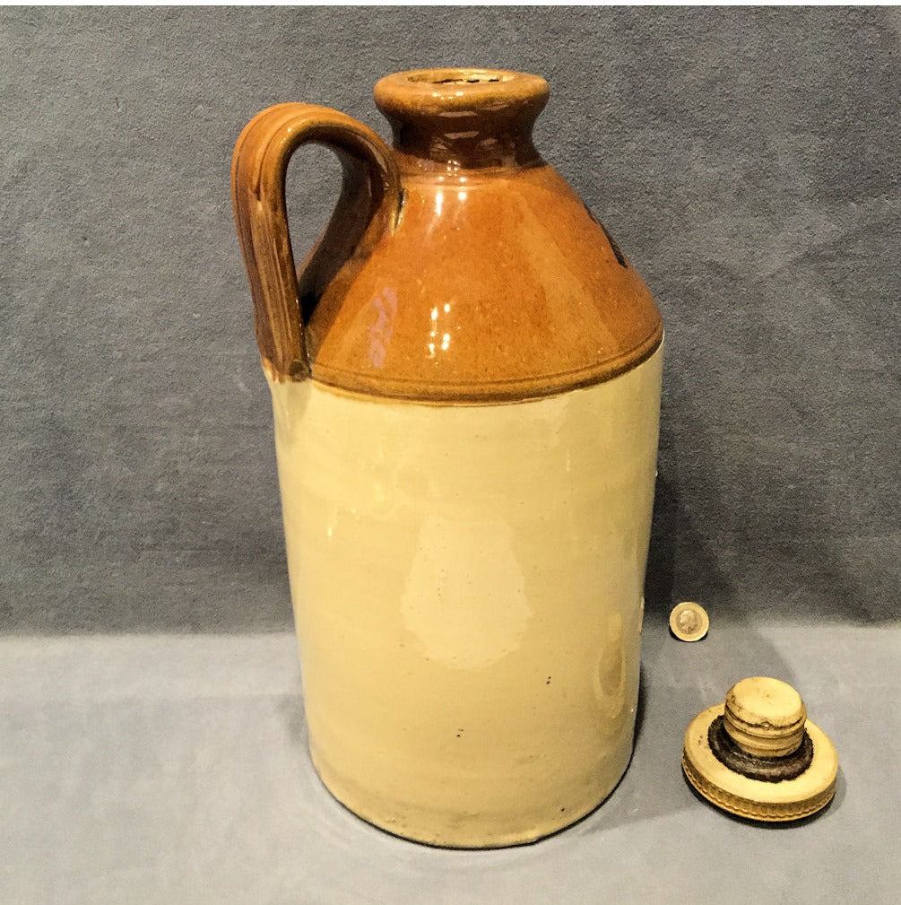 Nutfield Manufacturer Co Stoneware Flagon — view 4