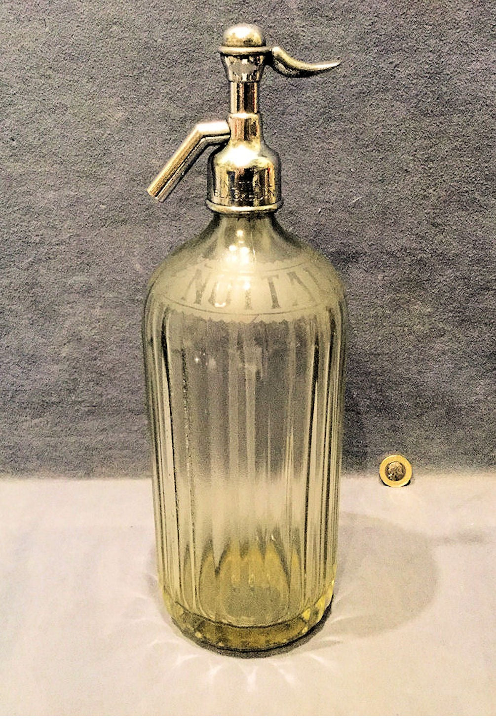 Nuttalls of Blackburn Soda Syphon — Glass, 1920's