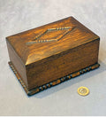 Oak Cigarette Box — Oak, 1930's