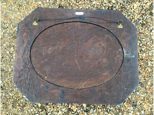 Oak Framed Wall Mirror — view 2