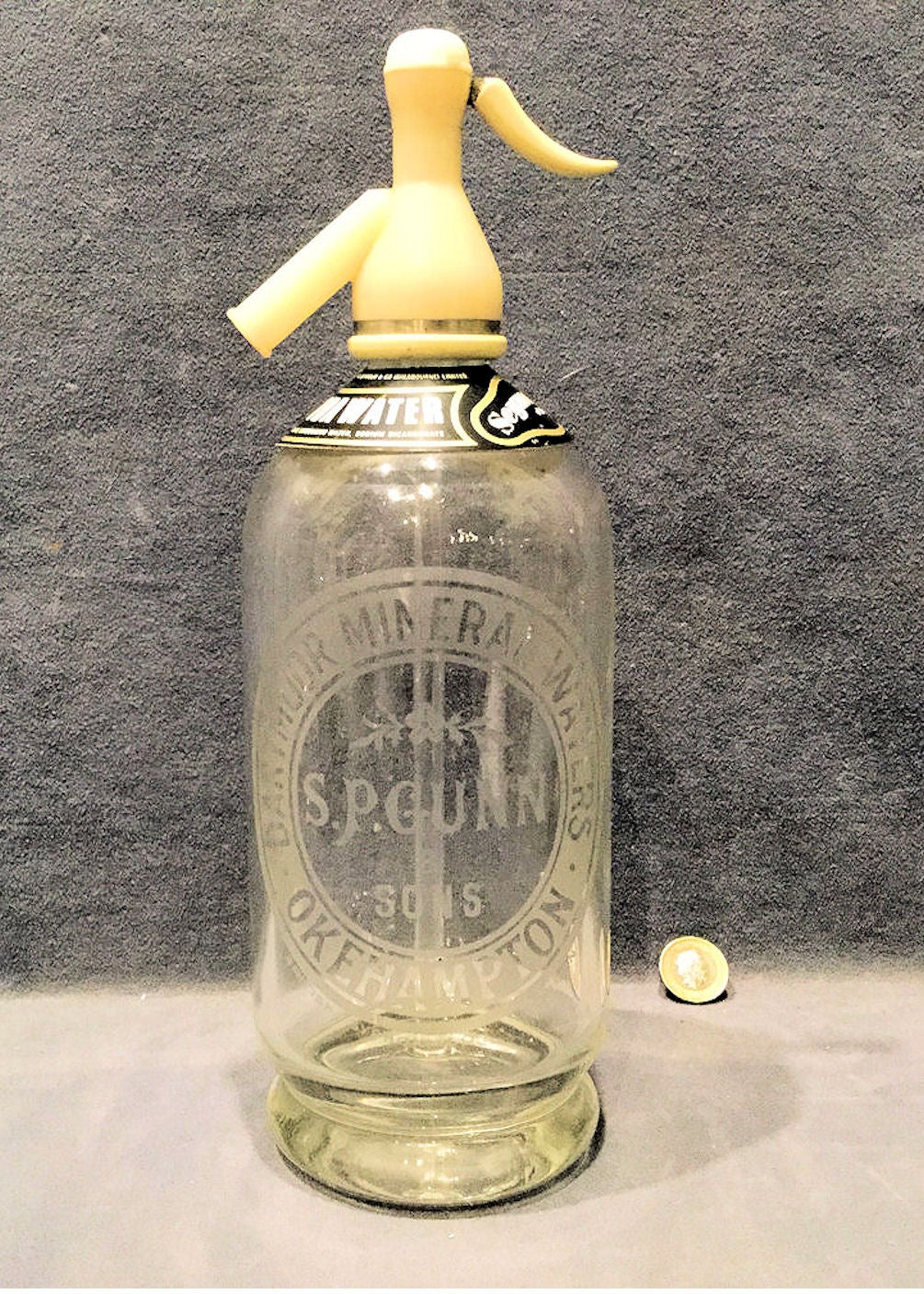 Okehampton Glass Soda Syphon — Glass